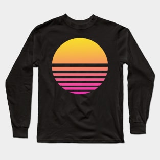 Vintage Sun Set 80's Long Sleeve T-Shirt